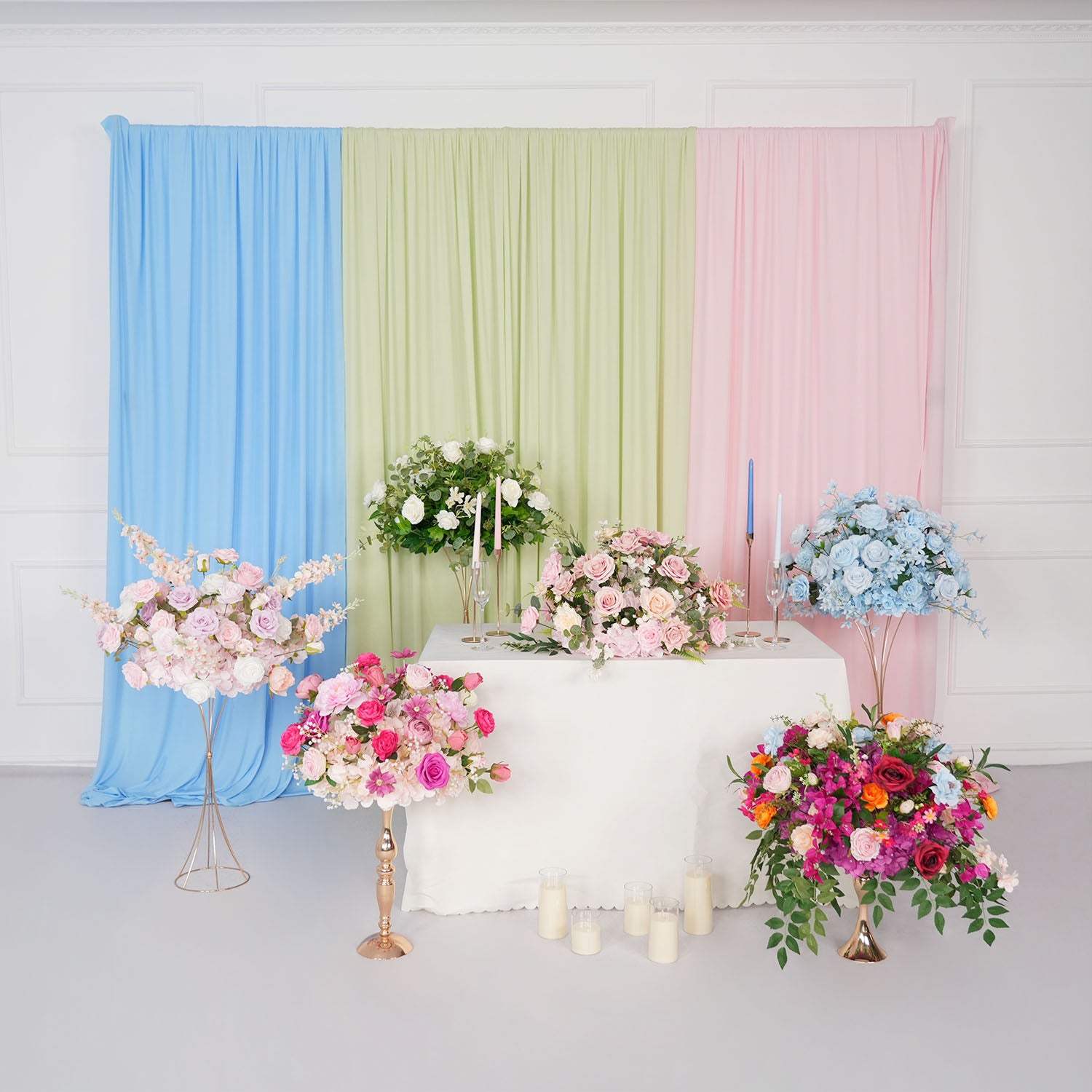 Uflower Table Centerpieces Floral Ball Wedding Decor Flower Arrangement